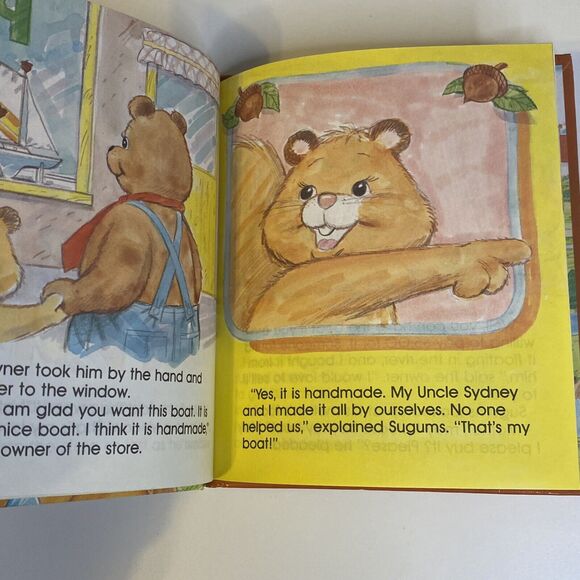 Vintage Childrens Books Lot Of 2 - Sugums Boat - The Three Friends & The Apples - Picture 5 of 9